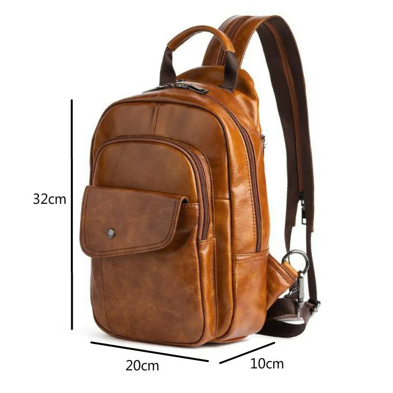 Size of Vintage Men's Retro Mini Backpack