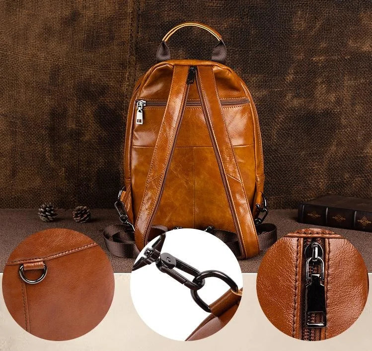 Parts of Vintage Men's Retro Mini Backpack