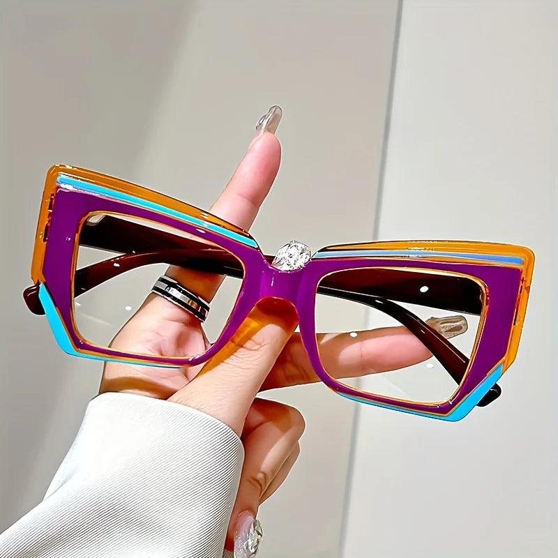 Purple Vintage Oversized Reading Glasses