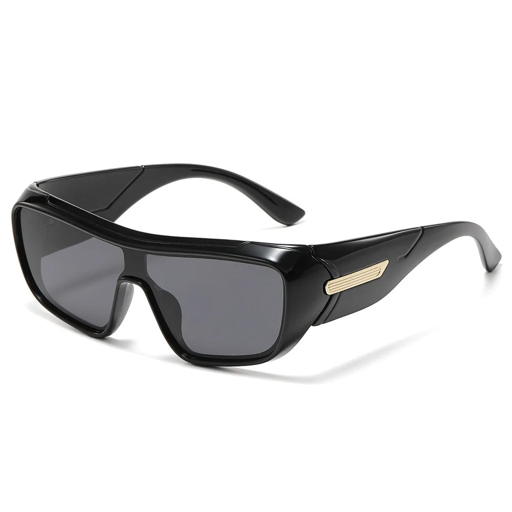 Black Vintage Oversized Square Hip Hop Sexy Sunglasses