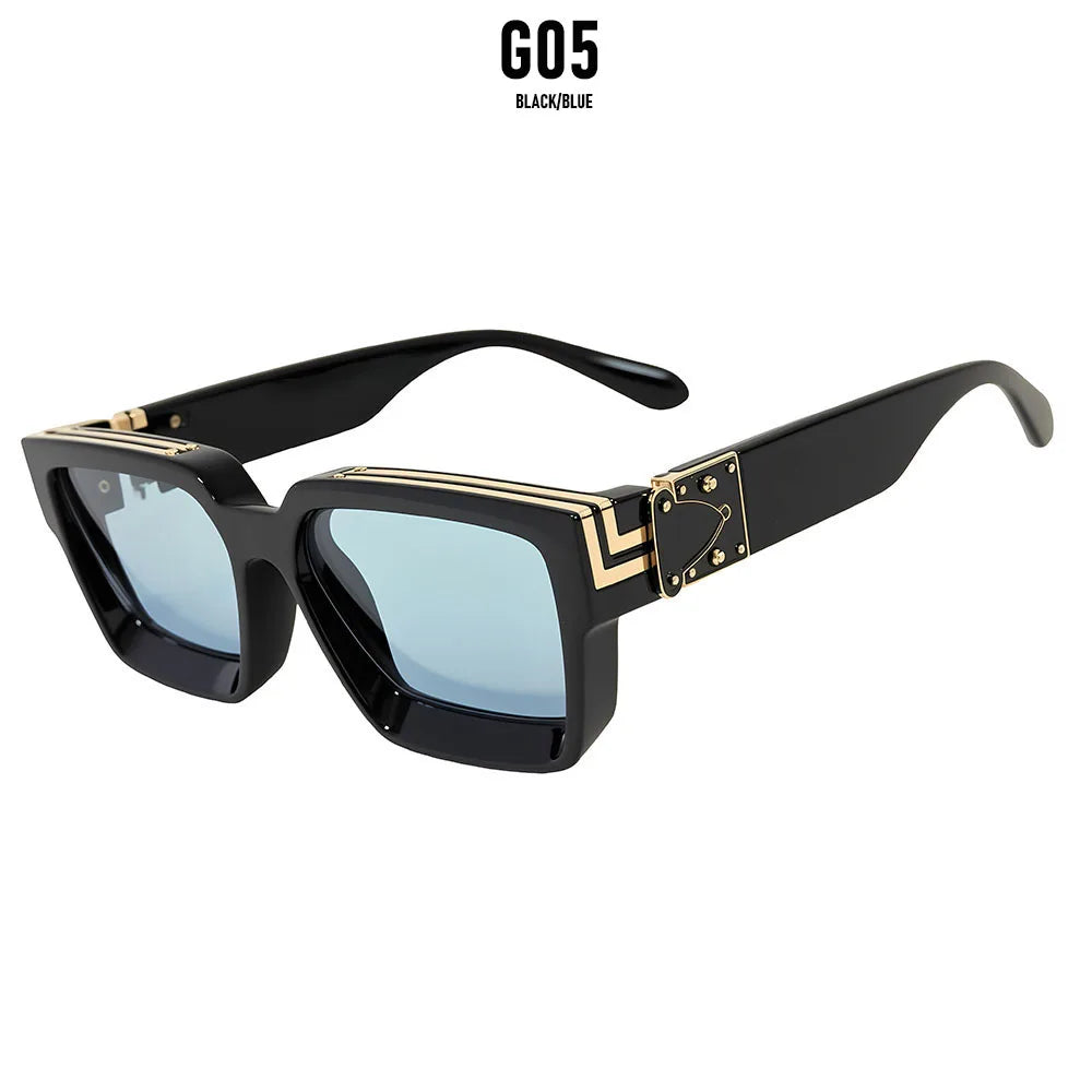 Vintage Retro Square Men Sunglass