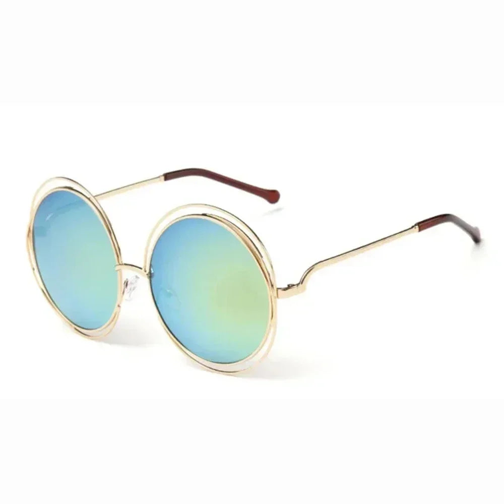 gradient blue lens sunglasses
