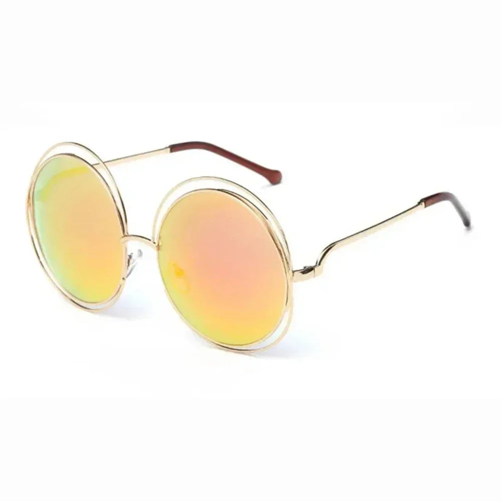 yellow gradient lens sunglasses