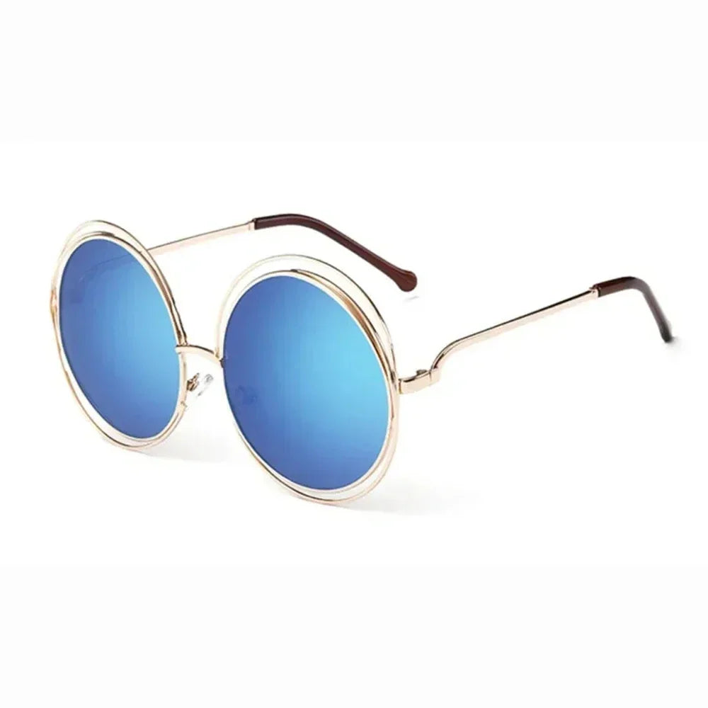 blue gradient lens sunglasses