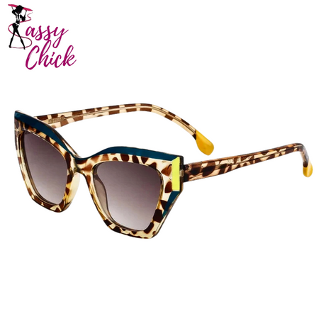 Vintage Sexy Cat Eye Sunglasses Sassy Chick Logo