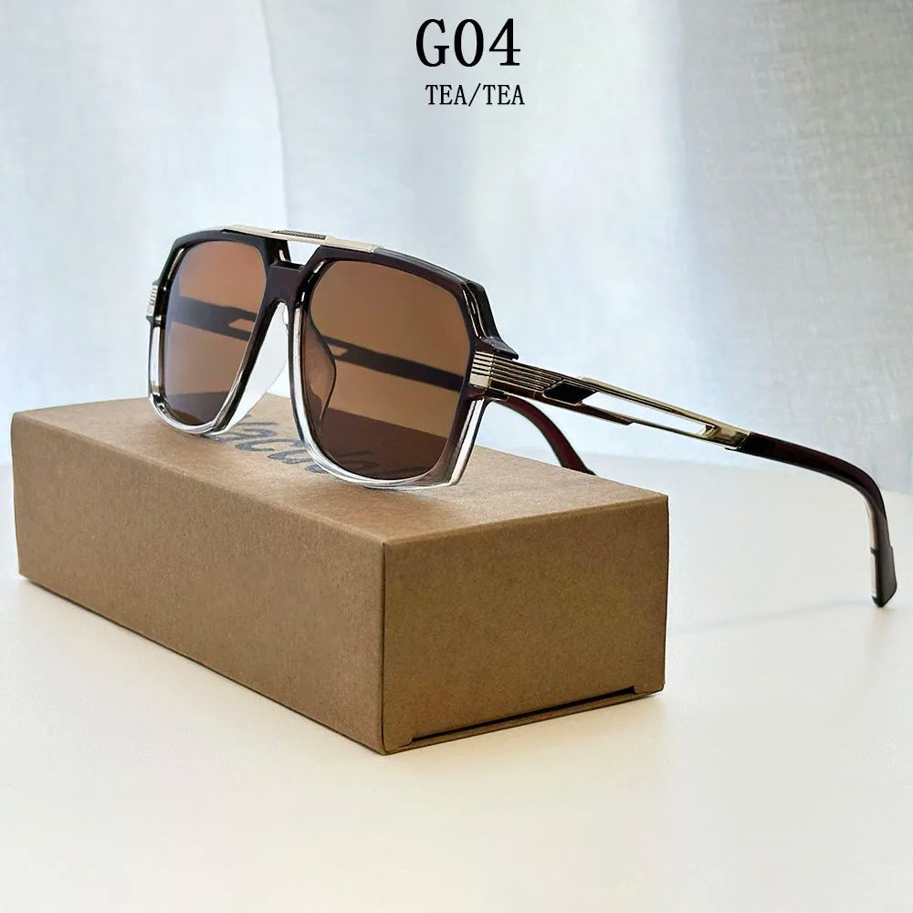 Vintage Square Luxury Men Sunglasses