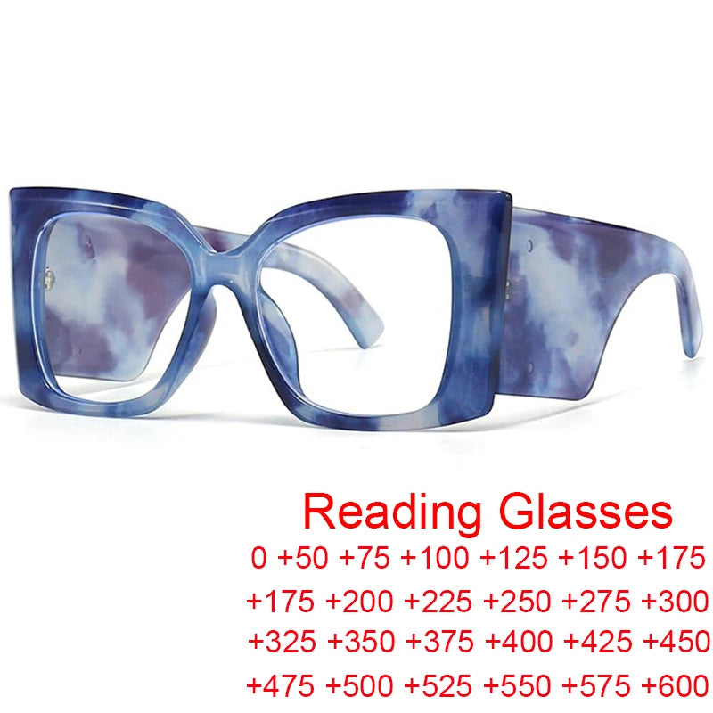 Vintage Trend Big Frame Anti Blue Light Blocking Glasses