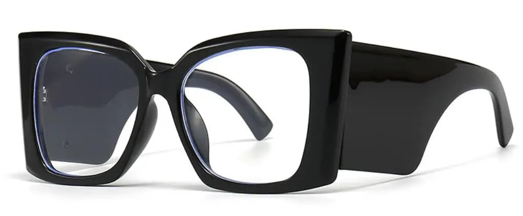 Vintage Trend Big Frame Anti Blue Light Blocking Glasses