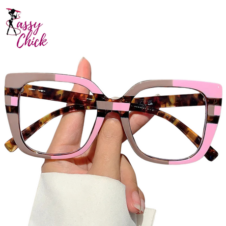 Vision Square Anti Blue Light Eyewear Sassy Chick Logo