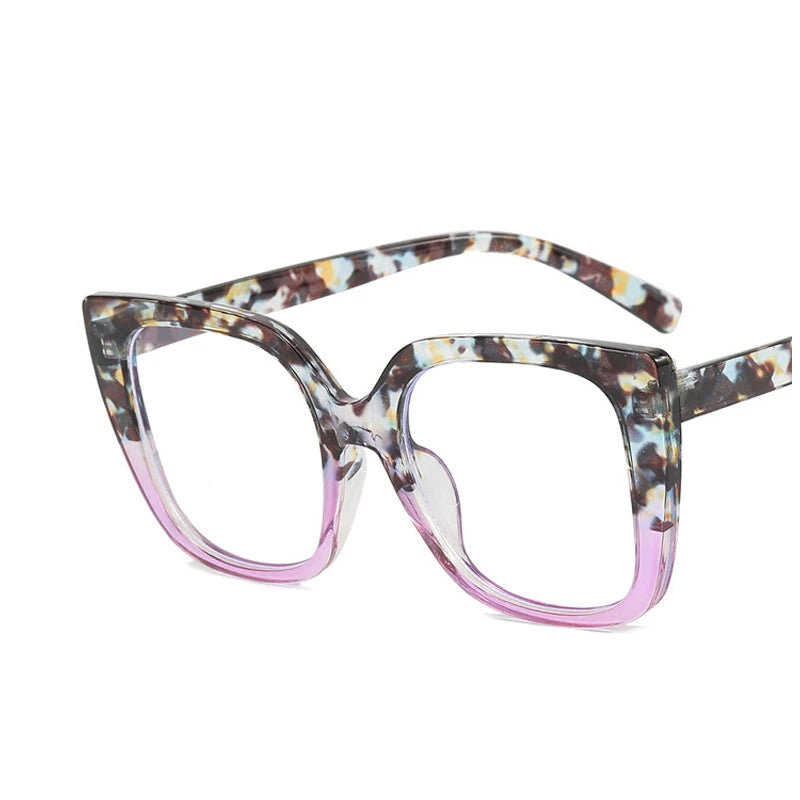 pink Vision Square Anti Blue Light Eyewear