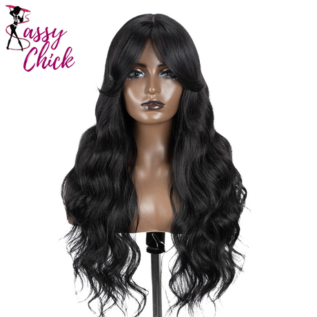 Water Wave Synthetic Lace Front Wig  28 Inch Sassy Chick Logo