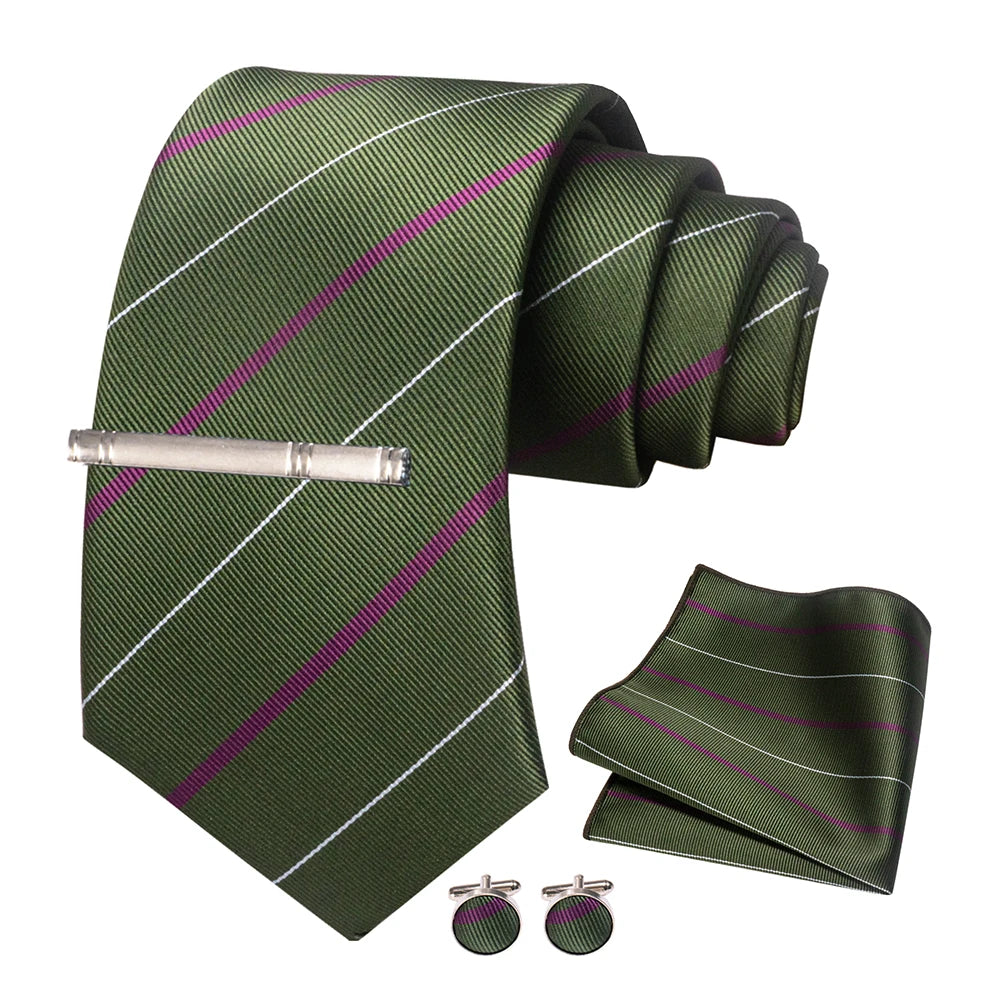 Brown necktie set