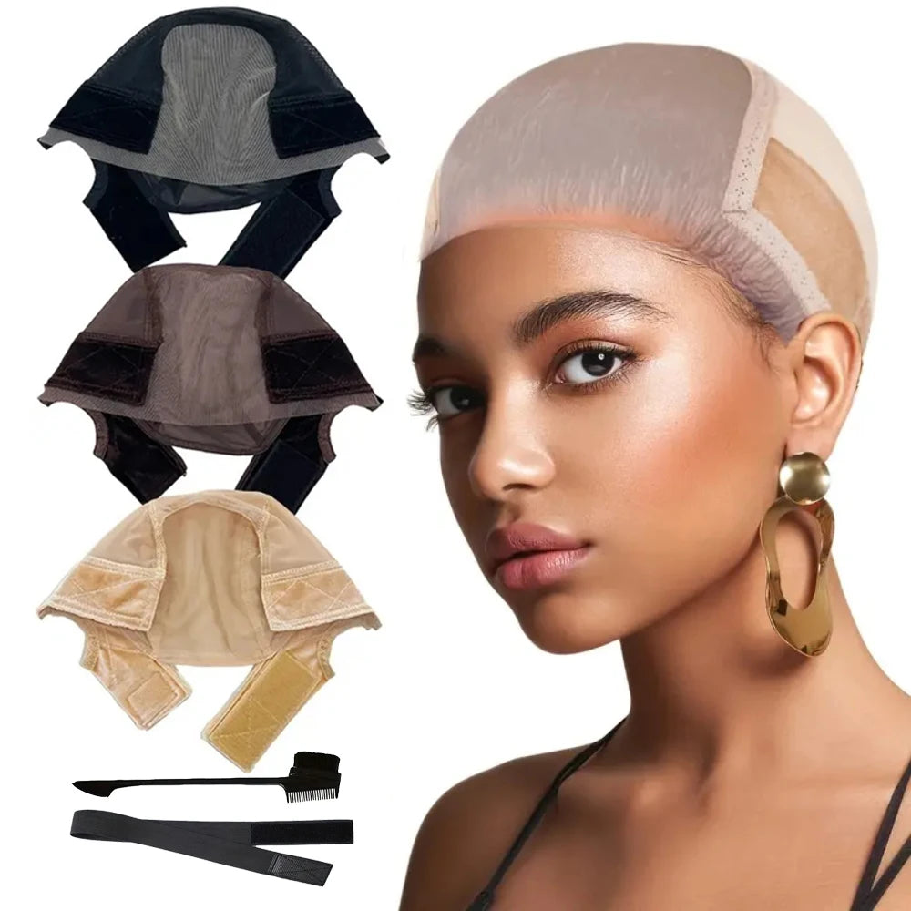 Collection of Women Lace Wig Adjustable Grip Cap