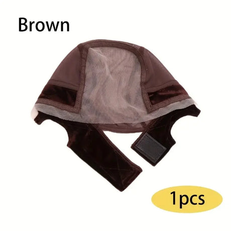 Brown Women Lace Wig Adjustable Grip Cap