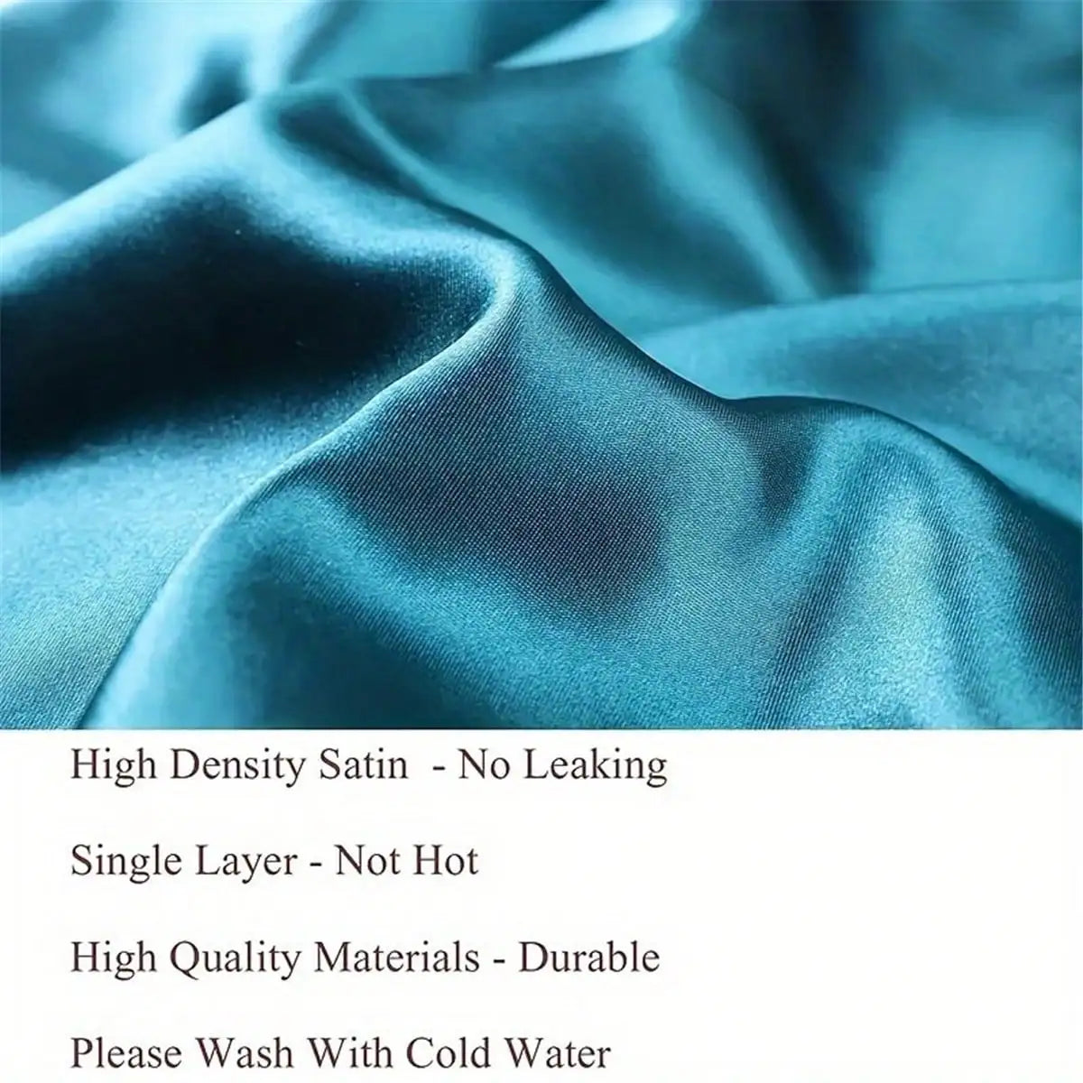 Women's Satin Elastic Wide Band Sleep Cap