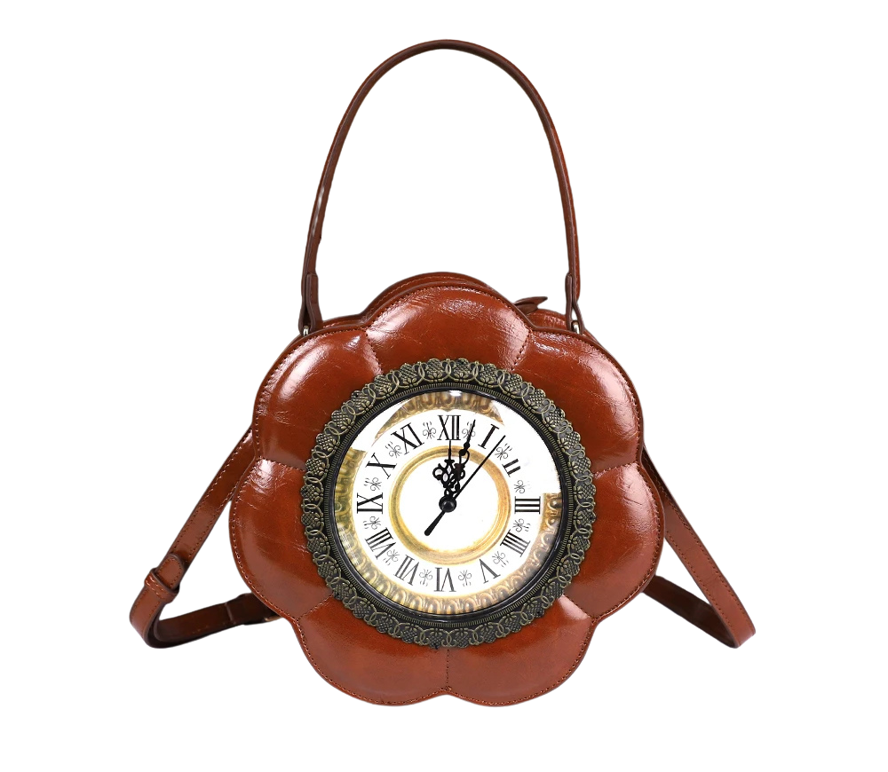 Women's Single-Shoulder Retro Floral Crossbody Bag