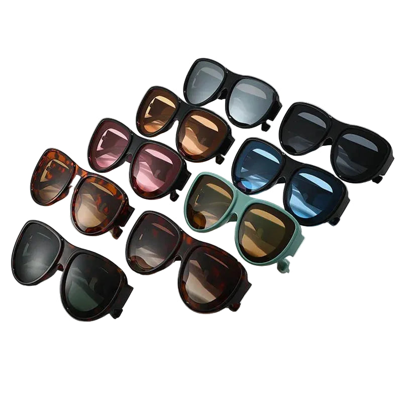 Collection of Women's Thick Oversized Cat Eye Sunglasses
