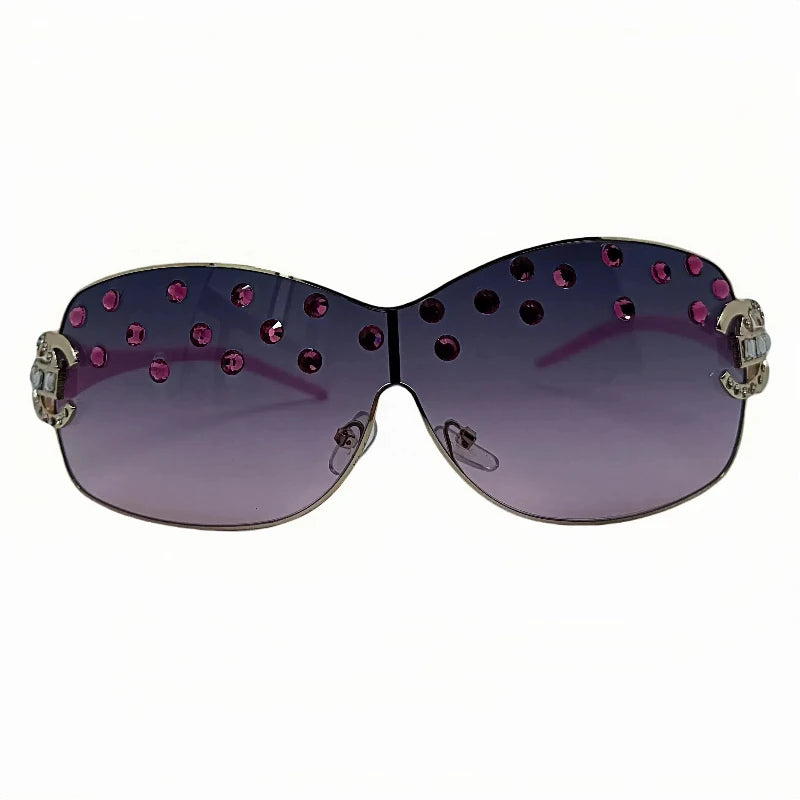 Wrap-around Sun Glasses Pink