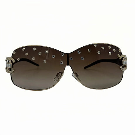 Wrap-around Sun Glasses Tea