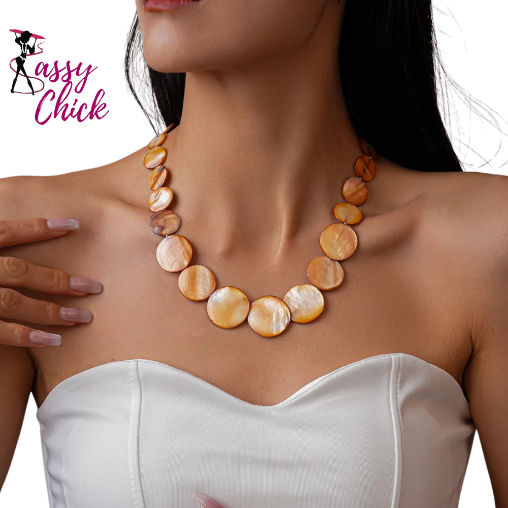 Bohemian Acrylic Irregular Colorful Bead Necklaces Sassy Chick