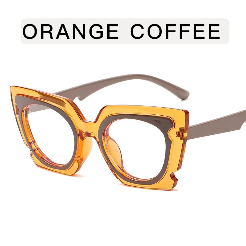 Women's cat eye blue light glasses