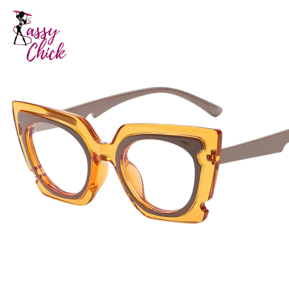 Women's cat eye blue light glasses