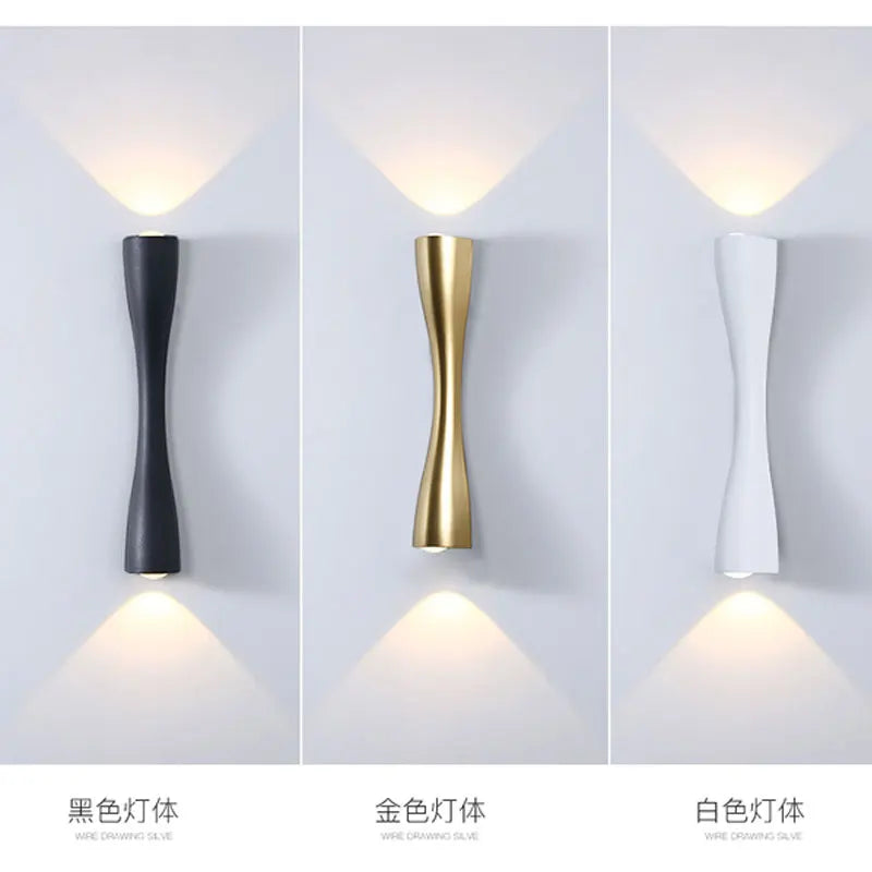 Modern minimalist IP66 waterproof outdoor wall lamp with Nordic design