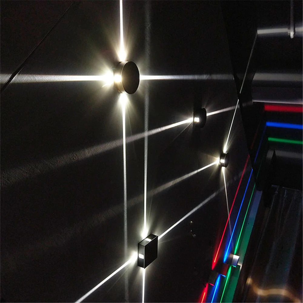 Modern LED Wall Lamp – Star Cross Wall Light for Bedroom