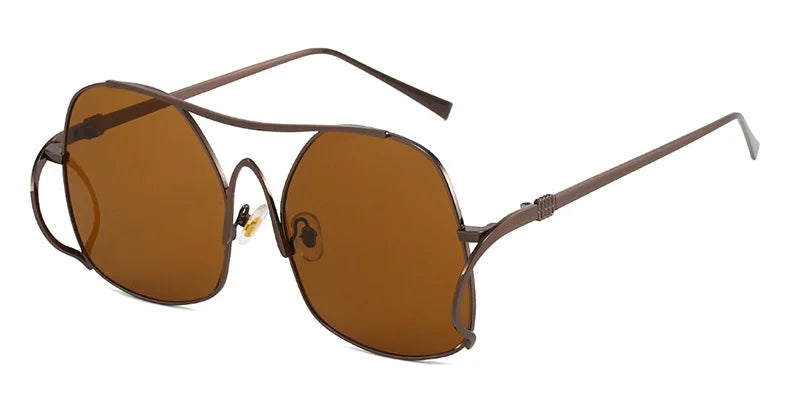 Women’s Double Bridge Pilot Sunglasses | Luxury Style