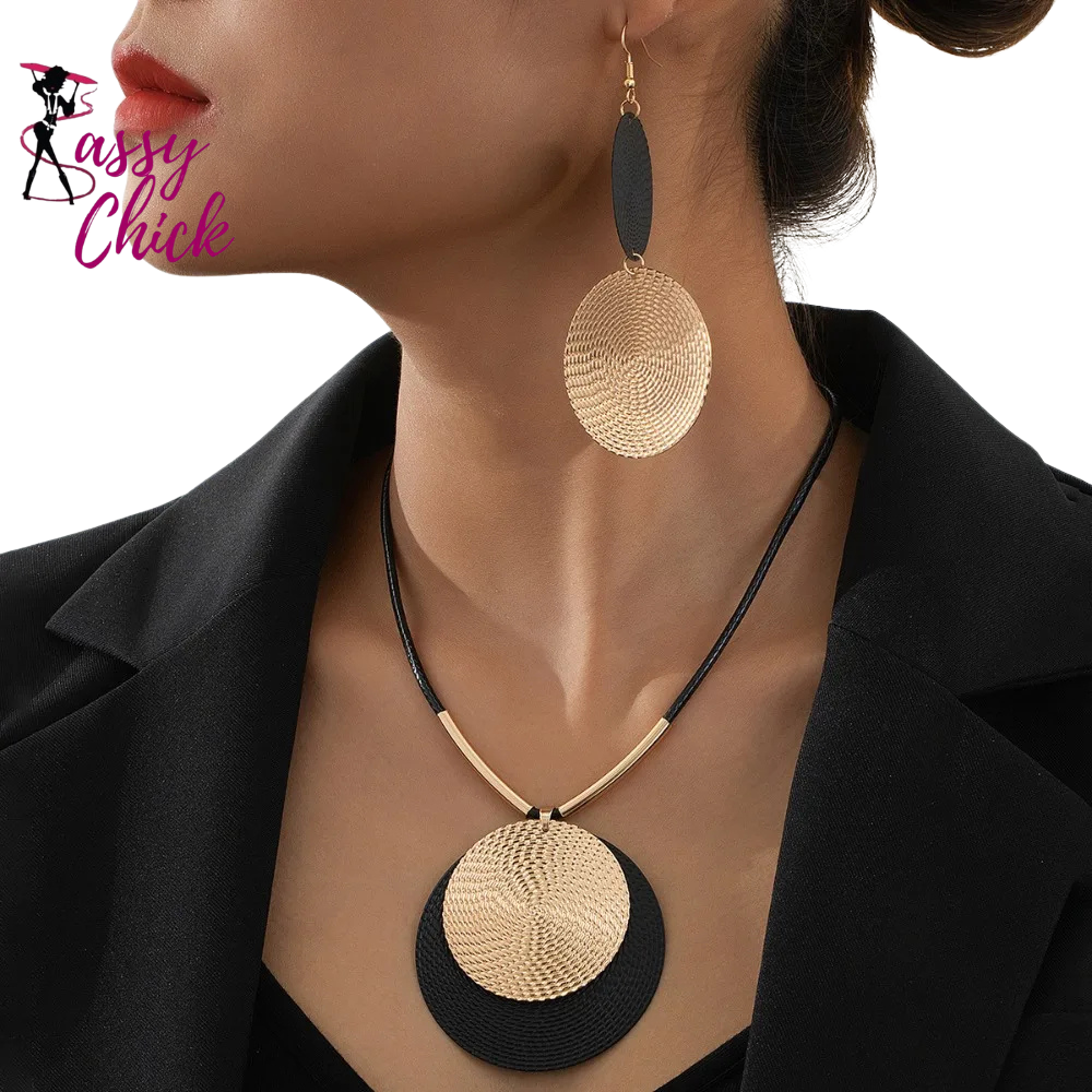 Exaggerated Punk Round Vintage Jewelry Sassy Chick