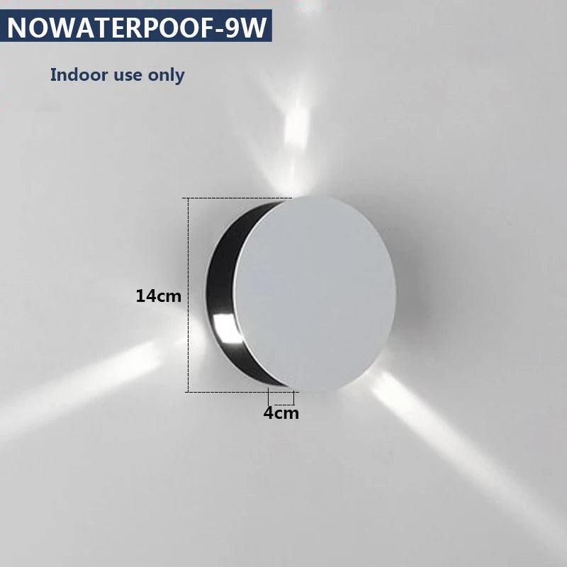 Modern LED Wall Lamp – Star Cross Wall Light for Bedroom