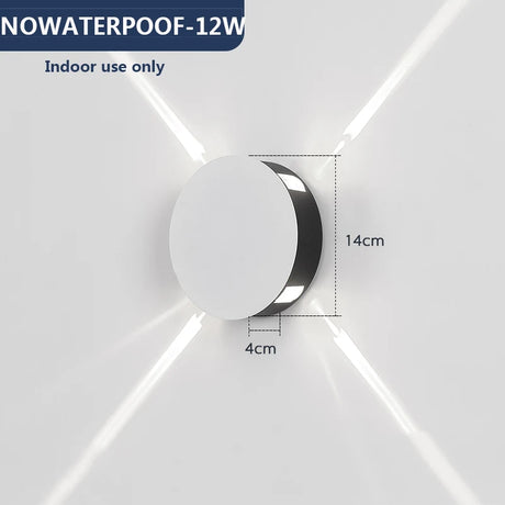 Modern LED Wall Lamp – Star Cross Wall Light for Bedroom
