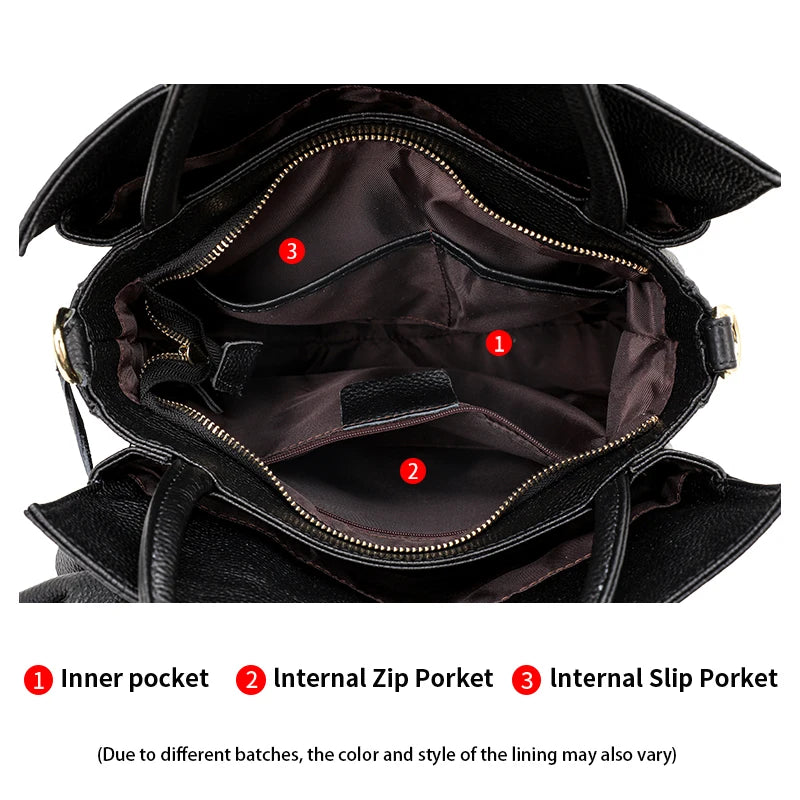 bucket bag compartment