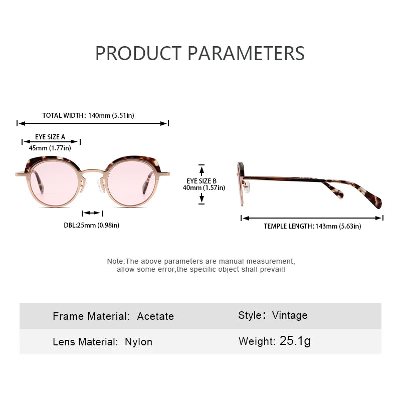 Women luxury cat eye sunglasses with acetate metal frame and UV400 lenses