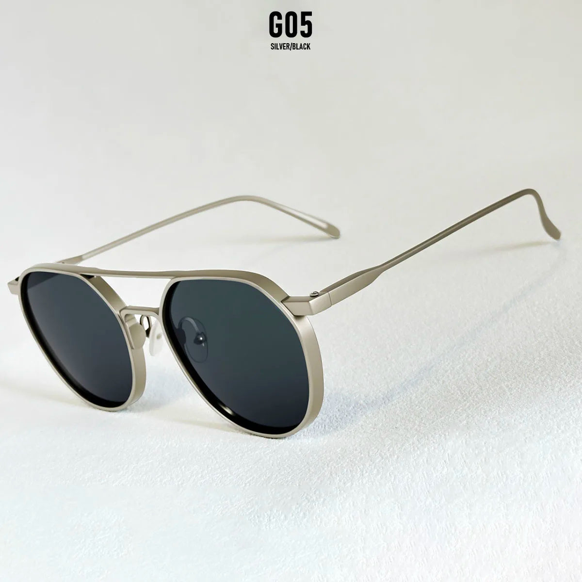Oval vintage sunglasses for men with UV400 protection