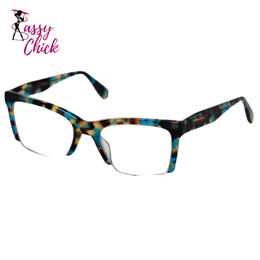 Premium acetate half frame optical glasses for men and women