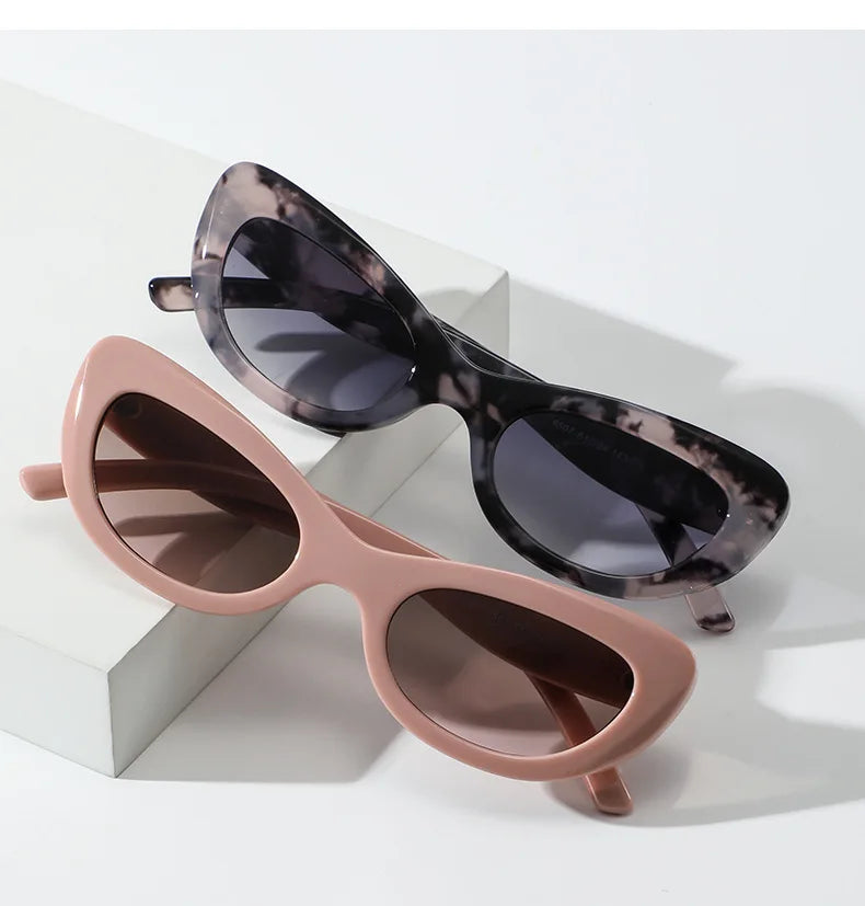 Small cat eye reading glasses with blue light blocking lenses for women