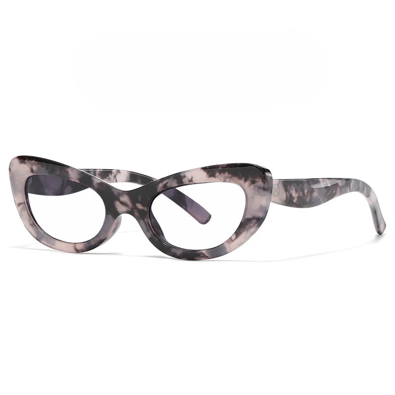 Small cat eye reading glasses with blue light blocking lenses for women