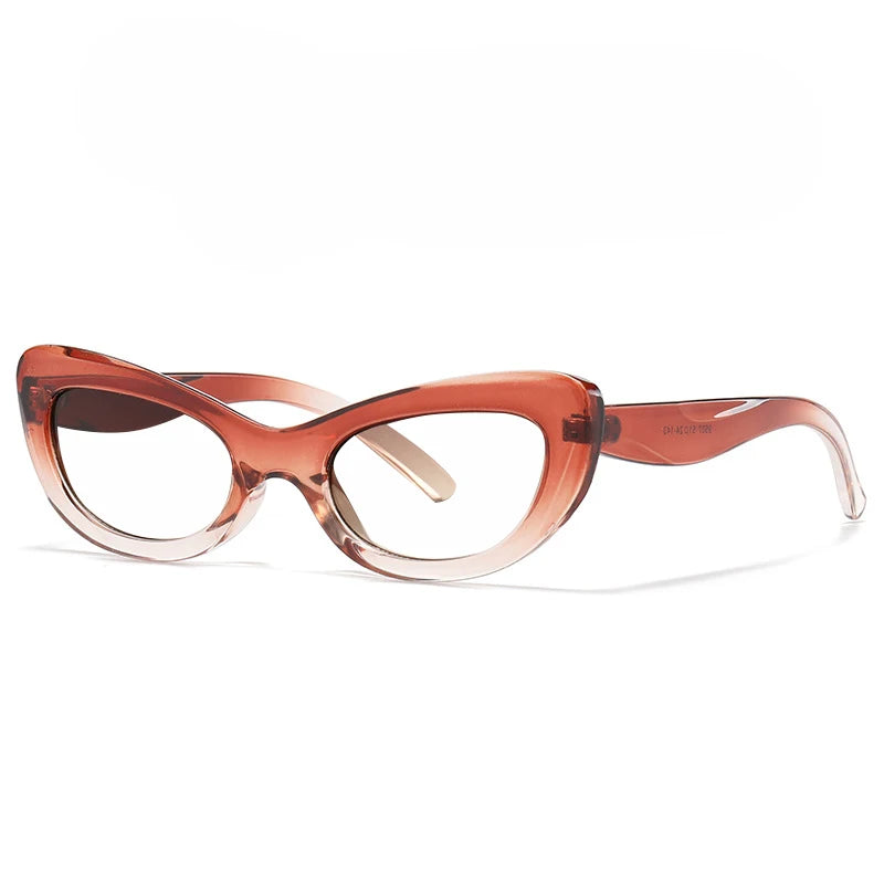 Small cat eye reading glasses with blue light blocking lenses for women