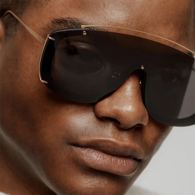 Stylish Gradient Sunglasses for Women & Men – Futuristic Outdoor Eyewear