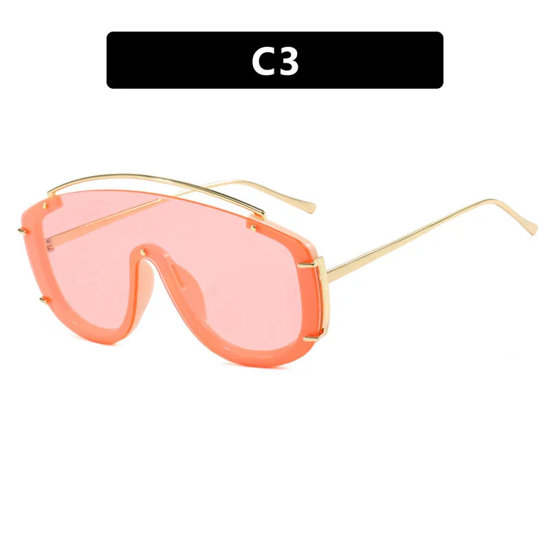 Stylish Gradient Sunglasses for Women & Men – Futuristic Outdoor Eyewear