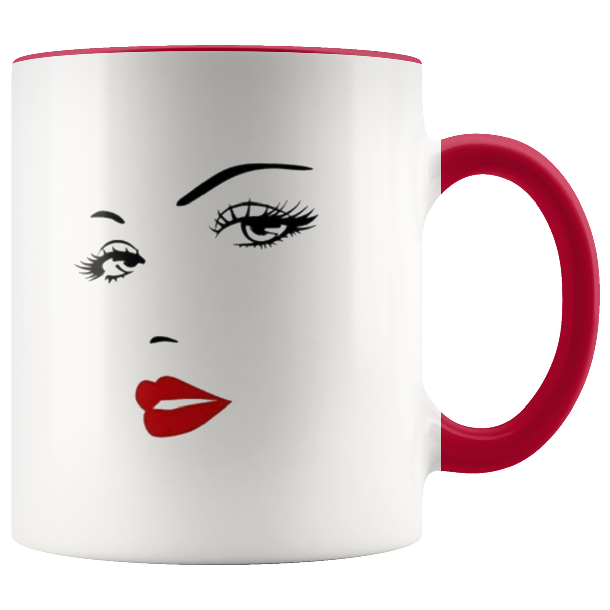 Beautiful Red Lip Coffee Mug - Shop Sassy Chick
