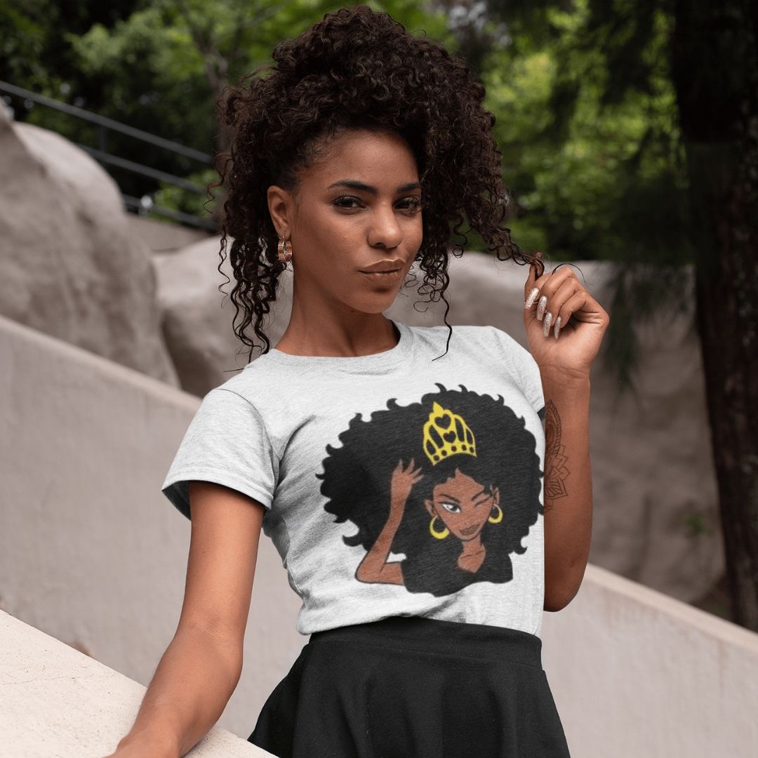 Queen Afro T-shirt
