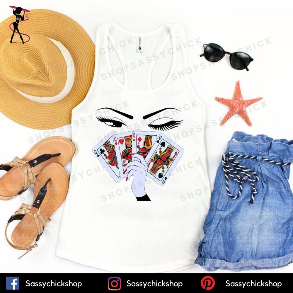 Card Girl Tanks - Shop Sassy Chick
