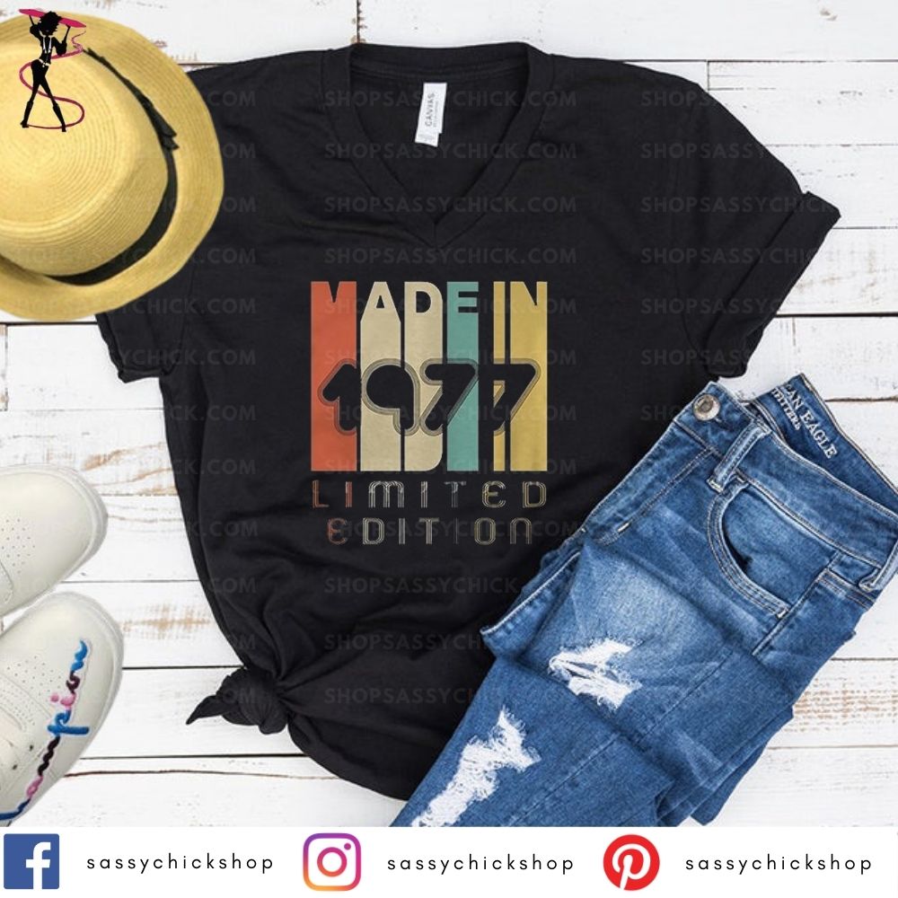 1977 Limited Edition V-Neck - Shop Sassy Chick