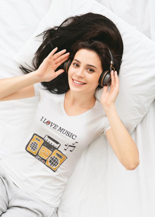 I Love Music V-Neck - Shop Sassy Chick