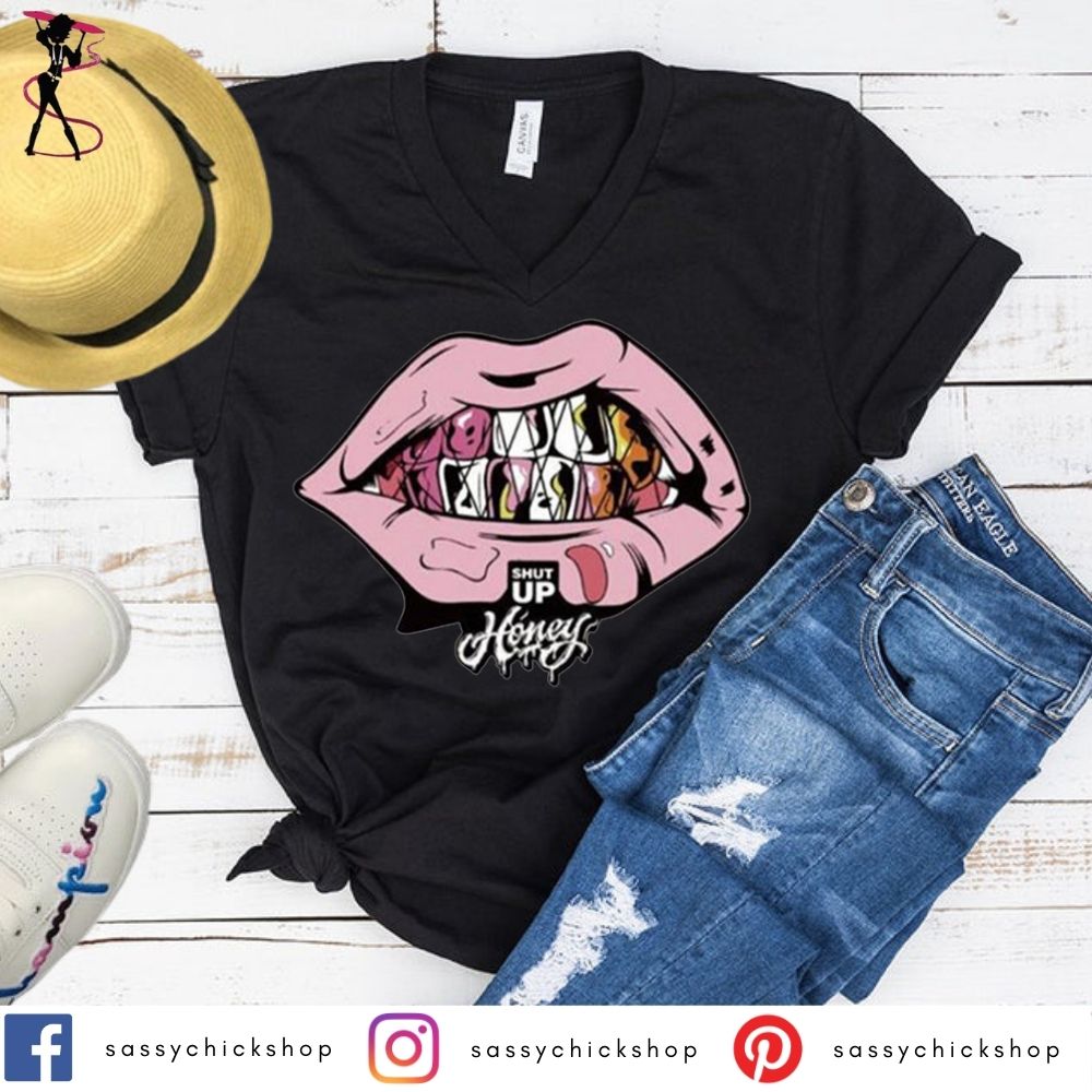 Honey Lips V-Neck - Shop Sassy Chick