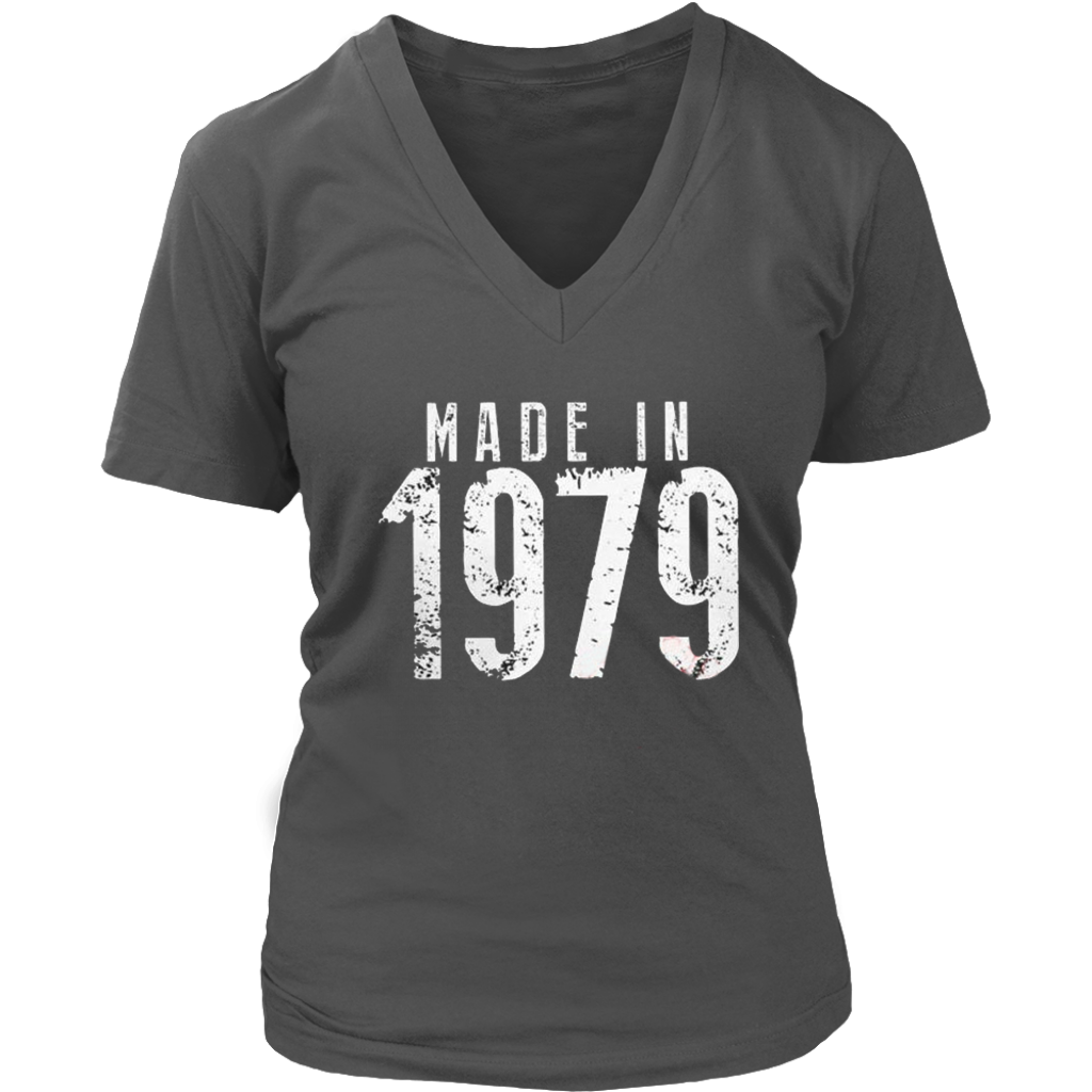 Made in 1979 V-Neck - Shop Sassy Chick