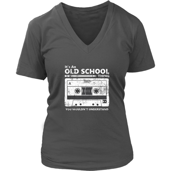 Old School Thing V-Neck - Shop Sassy Chick