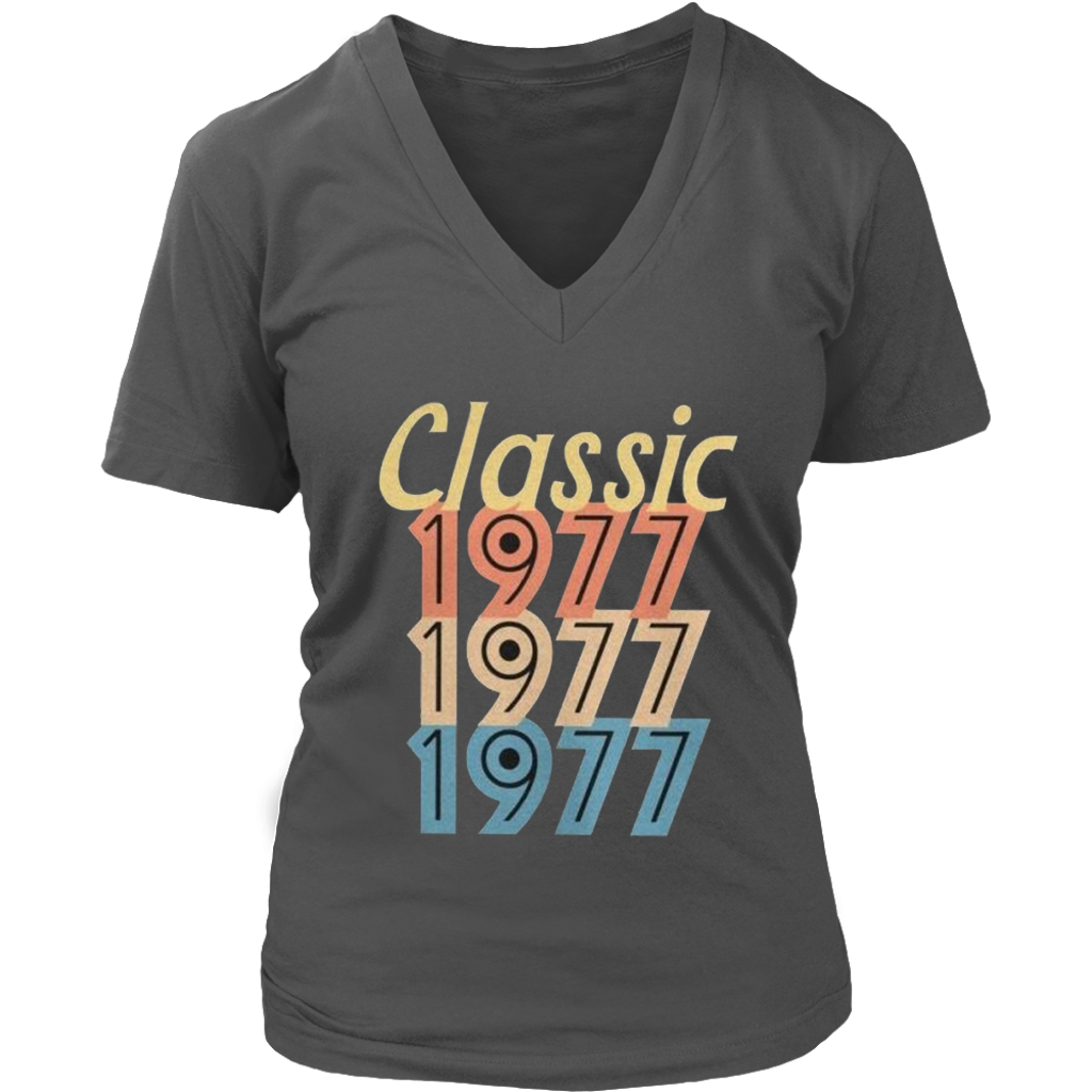 Classic 1977 V-Neck - Shop Sassy Chick